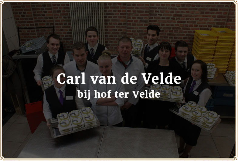 Carl van de Velde bij hof ter Velde